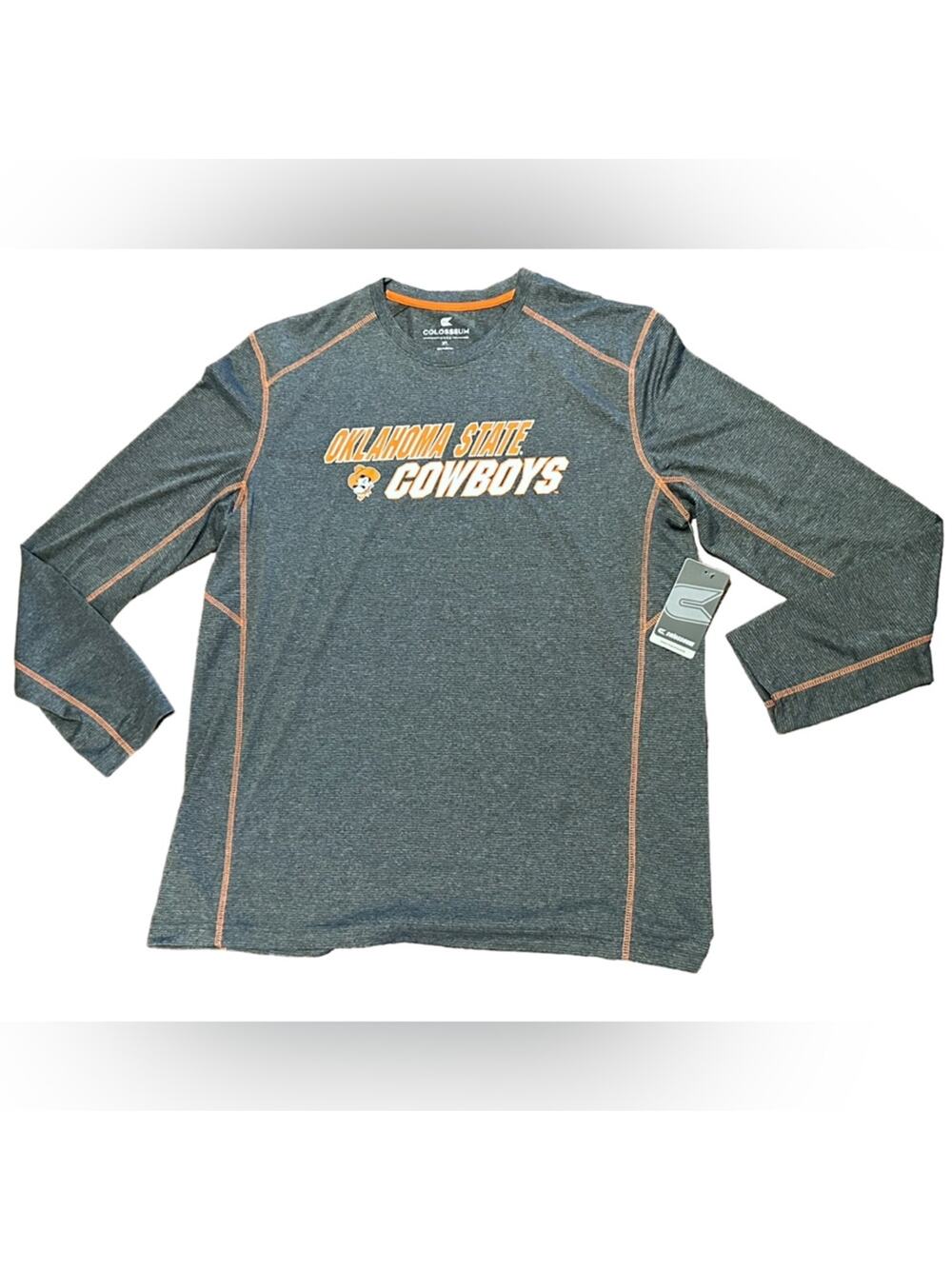 OSU Oklahoma State University Long Sleeve Performance T Shirt Adult XL NWT